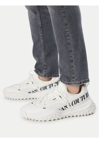 Versace Jeans Couture Sneakersy 80YA3SN2 Biały. Kolor: biały. Materiał: materiał #1