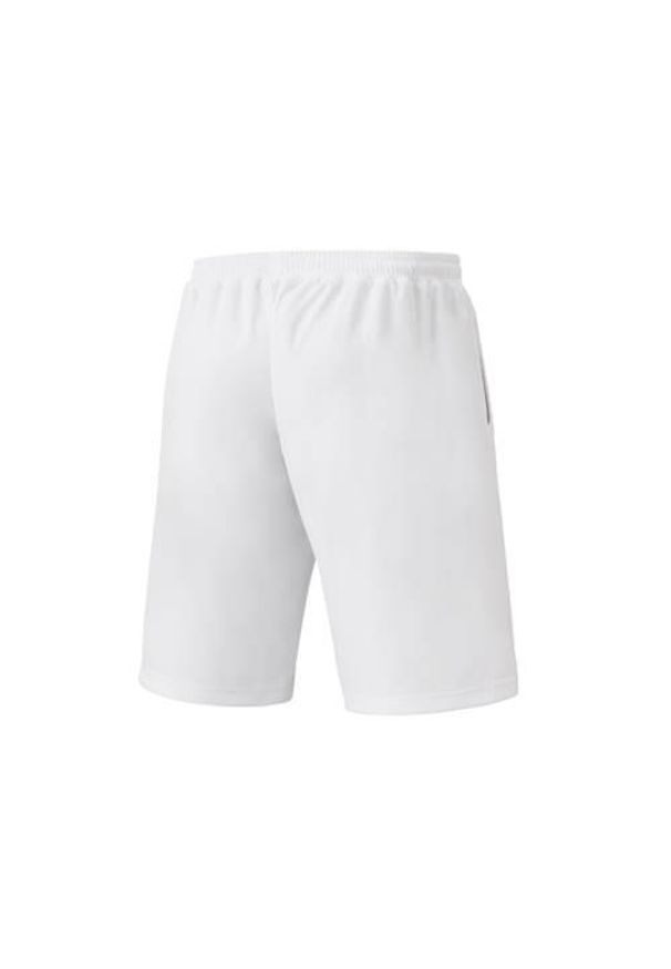 YONEX - Spodnie badminton męskie Yonex YM0030WH. Kolor: biały. Materiał: materiał, syntetyk. Długość: krótkie