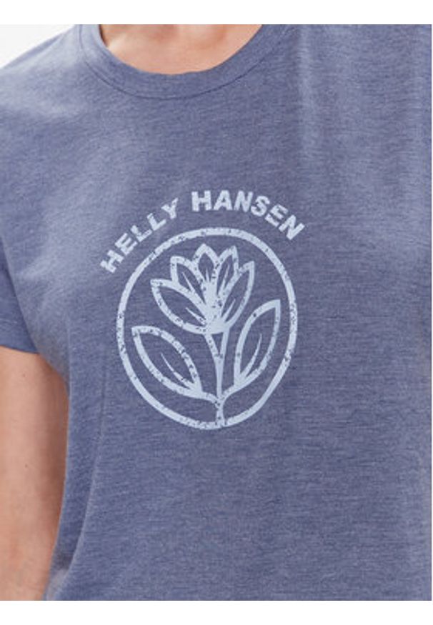 Helly Hansen T-Shirt 63083 Niebieski Regular Fit. Kolor: niebieski. Materiał: syntetyk