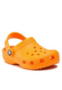 Crocs Klapki Classic Clog K 206991 Pomarańczowy. Kolor: pomarańczowy