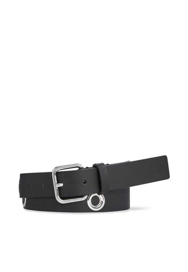 TOMMY HILFIGER - Tommy Hilfiger Pasek Damski Tjw City Girl Belt AW0AW15112 Czarny. Kolor: czarny. Materiał: skóra