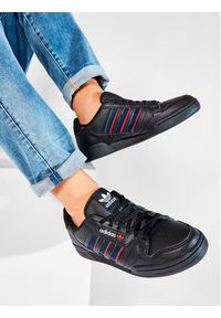 Adidas - adidas Sneakersy Continental 80 Stripes FX5091 Czarny. Kolor: czarny. Materiał: skóra #3