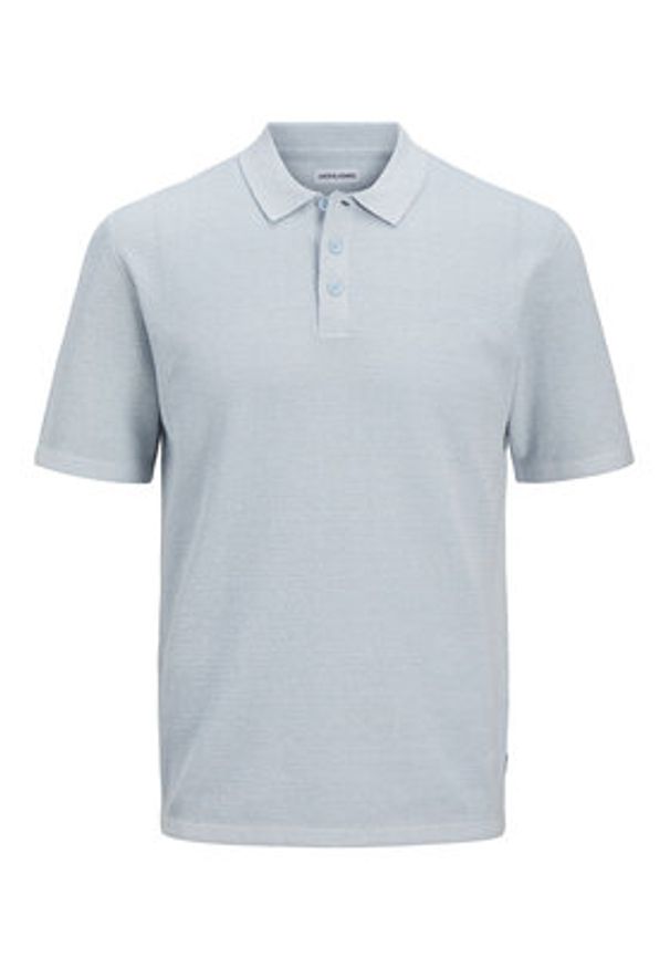 Jack & Jones Sweter George 12268281 Błękitny Relaxed Fit. Kolor: niebieski. Materiał: bawełna