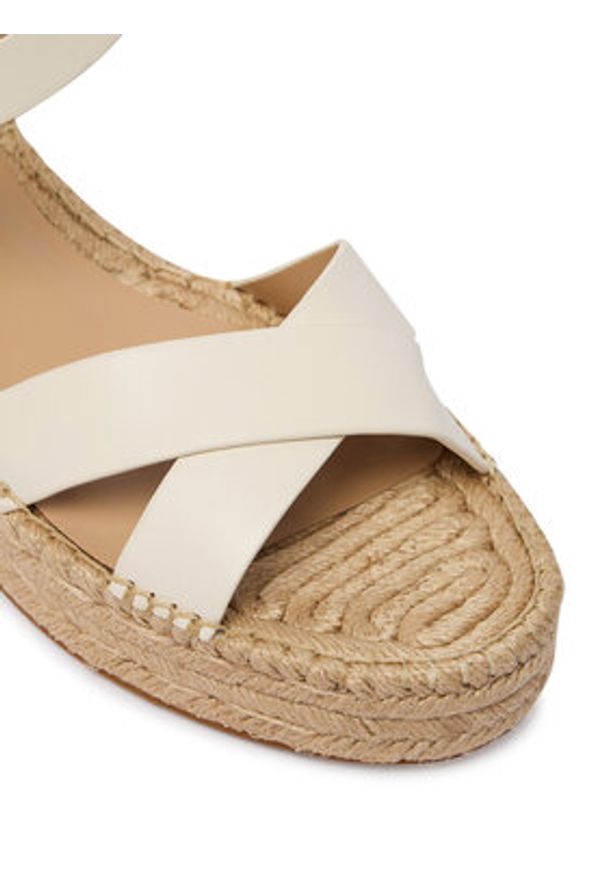 Lauren Ralph Lauren - LAUREN RALPH LAUREN Espadryle 802P06400002 Biały. Kolor: biały. Materiał: skóra