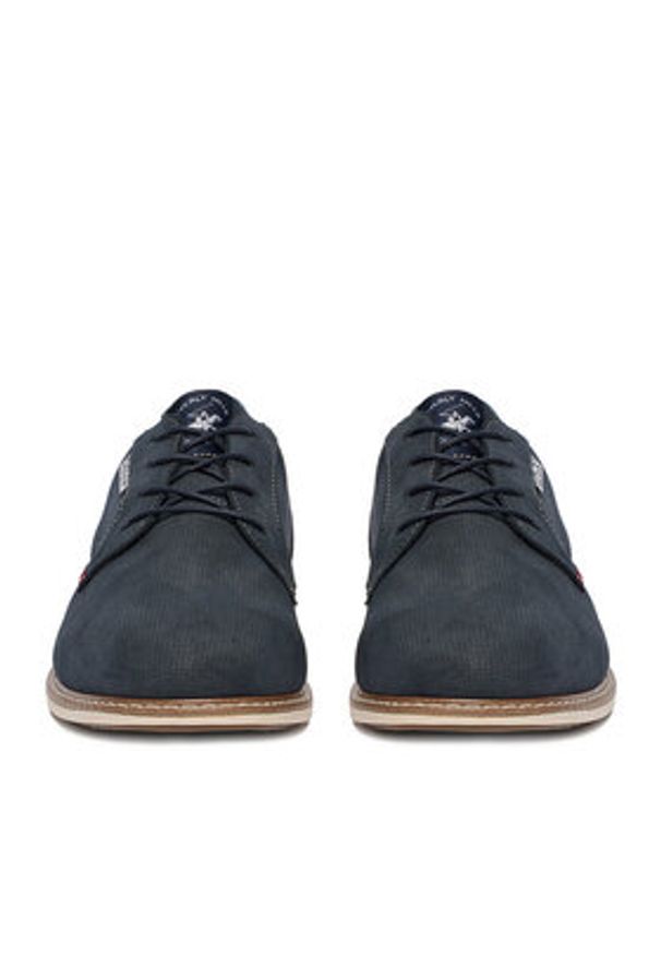 Beverly Hills Polo Club Półbuty CEO-PASSERO-01 MBS Granatowy. Kolor: niebieski. Materiał: skóra