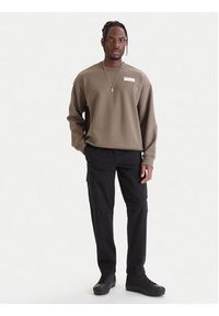 G-Star RAW - G-Star Raw Bluza HB Badge D28660-E209 Zielony Relaxed Fit. Kolor: zielony. Materiał: bawełna #5