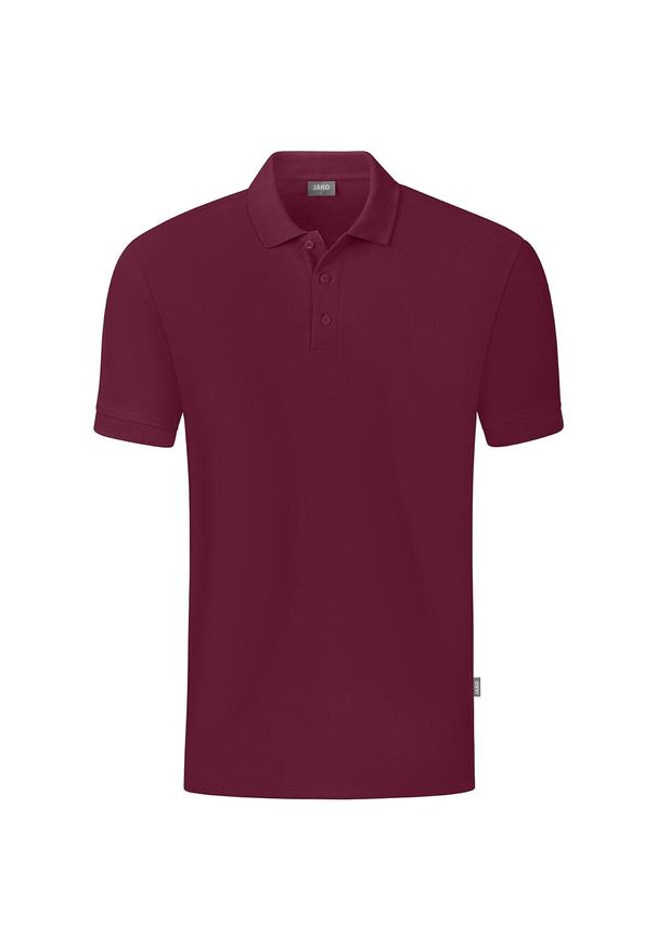 Polo Jako Organic. Typ kołnierza: polo. Kolor: wielokolorowy, czerwony, brązowy. Materiał: materiał. Sport: piłka nożna