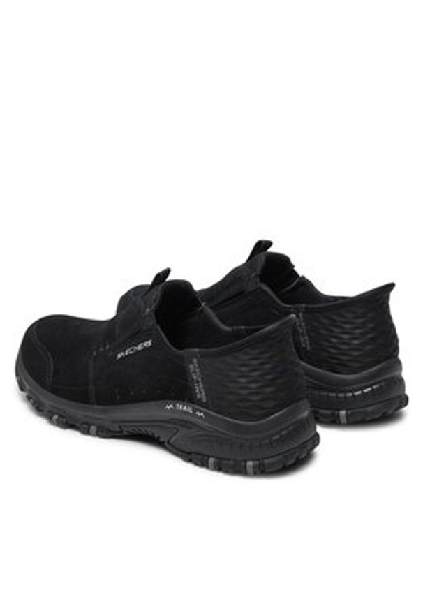 skechers - Skechers Sneakersy Slip-ins: Hillcrest - Sunapee 180016 Czarny. Kolor: czarny. Materiał: skóra, zamsz