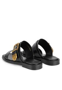 Badura Klapki LOTUS-118261 Czarny. Kolor: czarny. Materiał: skóra #4