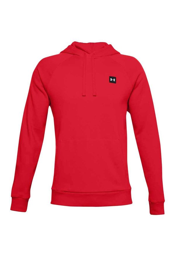 Bluza treningowa treningowa męska Under Armour Rival Fleece Hoodie. Typ kołnierza: kaptur. Kolor: czerwony. Sport: fitness