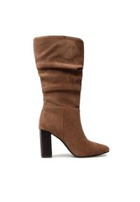 Jenny Fairy Kozaki LS5840-02 Brązowy. Kolor: brązowy. Materiał: materiał #1