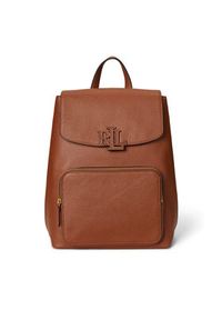 Lauren Ralph Lauren - LAUREN RALPH LAUREN Plecak Medium Cameryn 431969355001 Brązowy. Kolor: brązowy. Materiał: skóra #7