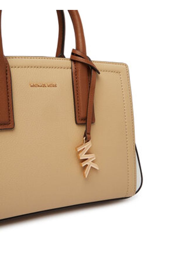 MICHAEL Michael Kors Torebka 30T5G9IS1T Beżowy. Kolor: beżowy. Materiał: skórzane