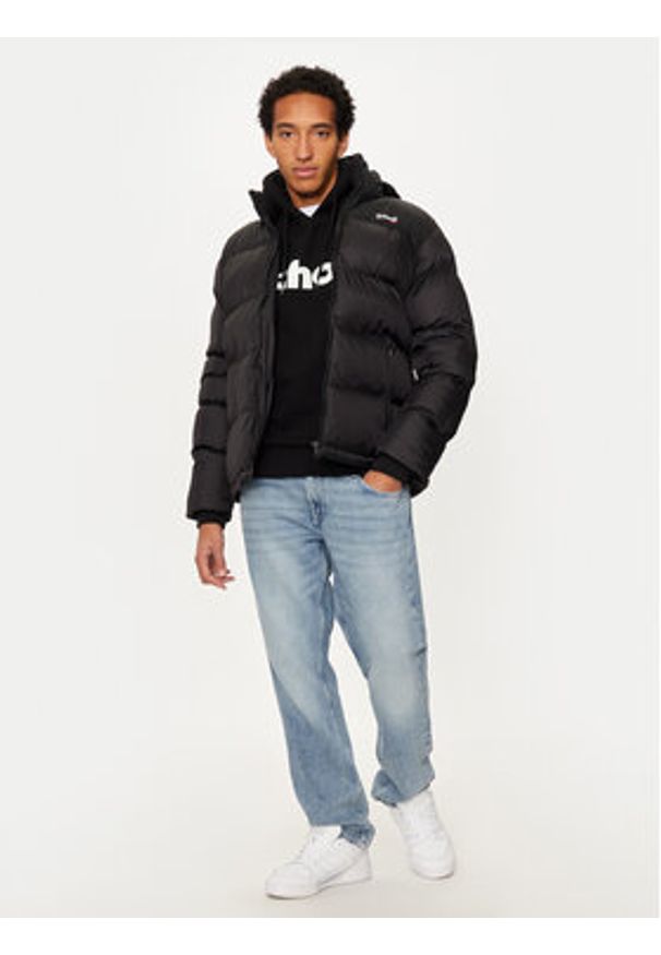 SCHOTT N.Y.C. Kurtka zimowa UTAH Czarny Regular Fit. Kolor: czarny. Materiał: syntetyk. Sezon: zima