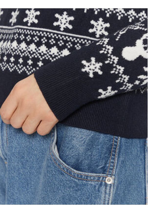 only - ONLY Sweter Xmas Winter 15327601 Granatowy Regular Fit. Kolor: niebieski. Materiał: syntetyk