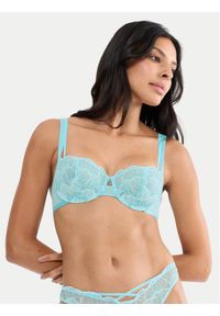 Triumph Biustonosz balkonetka Palina Moonlight Kiss 10224870 Turkusowy. Kolor: turkusowy. Materiał: syntetyk #1