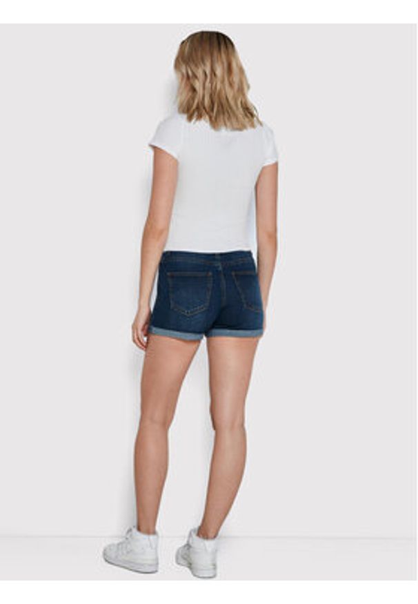 Noisy may - Noisy May Szorty jeansowe Be Lucy 27019454 Granatowy Slim Fit. Kolor: niebieski. Materiał: bawełna