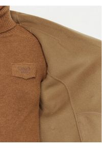 Liu Jo Płaszcz wełniany WF4060 T4627 Brązowy Regular Fit. Kolor: brązowy. Materiał: syntetyk #5