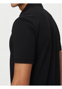 Hugo - HUGO Polo Dereso232 50490770 Czarny Slim Fit. Typ kołnierza: polo. Kolor: czarny. Materiał: bawełna