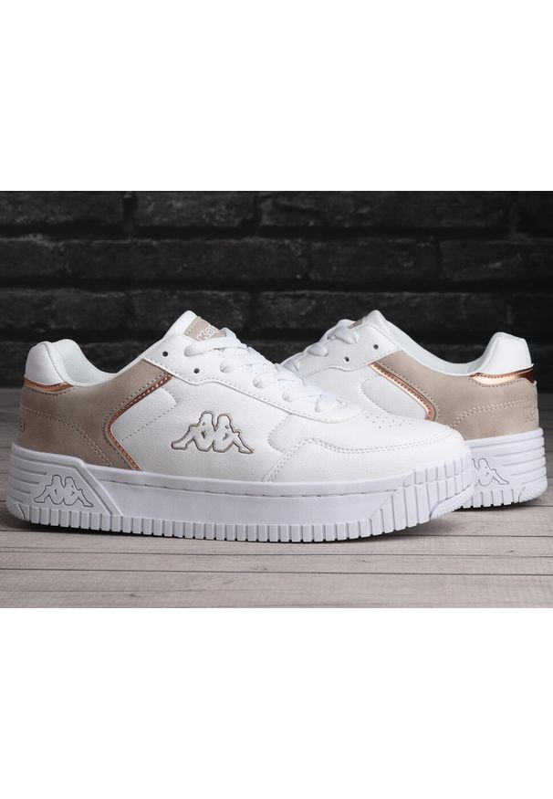 Buty damskie sportowe Kappa AYDIN. Kolor: biały. Sport: turystyka piesza