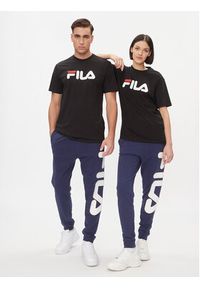 Fila Spodnie dresowe FAU0069 Granatowy Regular Fit. Kolor: niebieski. Materiał: bawełna #7