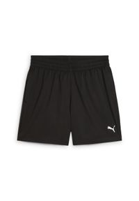 Puma - Męskie tkane szorty Essentials 5" PUMA Black. Kolor: czarny. Wzór: haft. Sport: fitness
