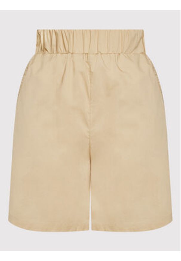 Herskind Bermudy Bryan 4415610 Beżowy Relaxed Fit. Kolor: beżowy. Materiał: bawełna
