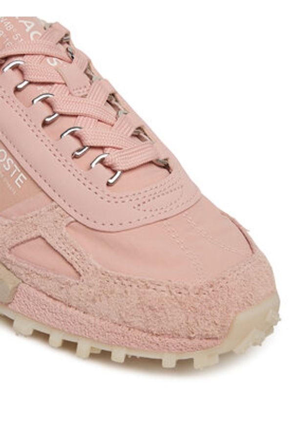 Lacoste Sneakersy Elite 7-50SFA0074 Różowy. Kolor: różowy. Materiał: materiał