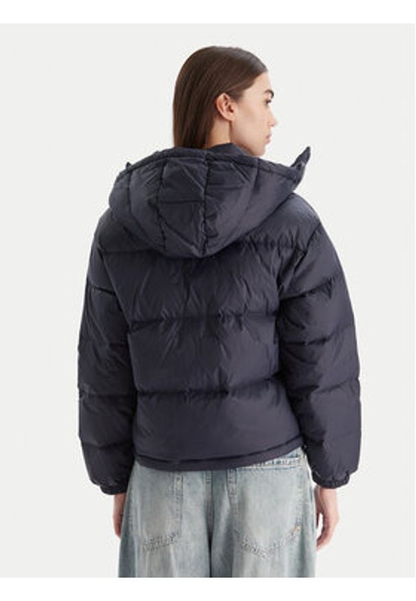 Calvin Klein Jeans Kurtka puchowa Essential LV047D501G Granatowy Relaxed Fit. Kolor: niebieski. Materiał: syntetyk