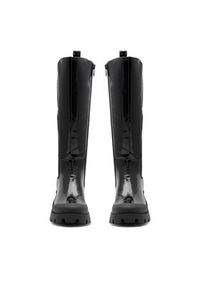 DeeZee Kozaki BRIGITTA WYL3497-7 Czarny. Kolor: czarny. Materiał: materiał #2