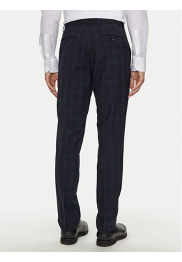 BOSS - Boss Garnitur H-Jeckson 50521676 Granatowy Regular Fit. Kolor: niebieski. Materiał: wełna