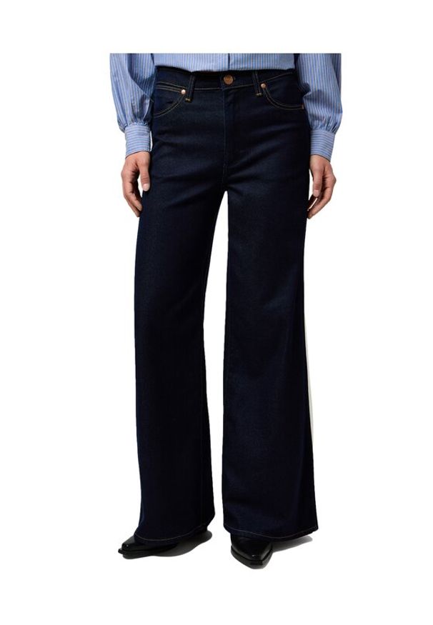 Wrangler Jeansy Canyon 112371187 Granatowy Loose Fit. Kolor: niebieski