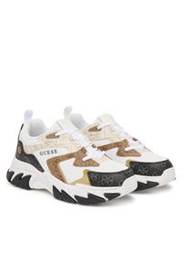 Guess Sneakersy FLPNTS FAL12 Biały. Kolor: biały. Materiał: materiał #3