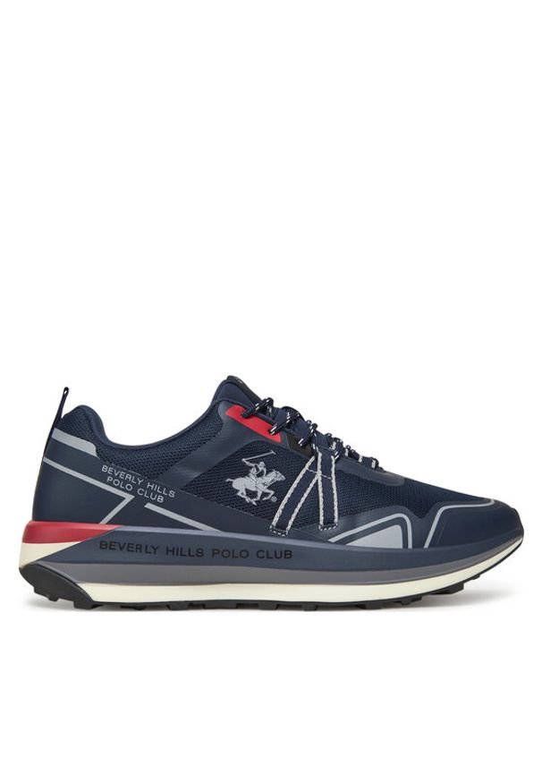Beverly Hills Polo Club Sneakersy VSS25-B006 Granatowy. Kolor: niebieski. Materiał: materiał