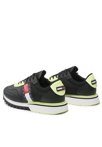 Tommy Jeans Sneakersy Cleated EM0EM01168 Czarny. Kolor: czarny. Materiał: materiał