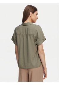 only - ONLY Polo Aris 15364279 Zielony Loose Fit. Typ kołnierza: polo. Kolor: zielony. Materiał: wiskoza #5