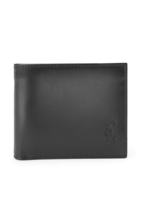 Polo Ralph Lauren Duży Portfel Męski Mpolo Sp24 Del2 405845398001 Czarny. Kolor: czarny. Materiał: skóra