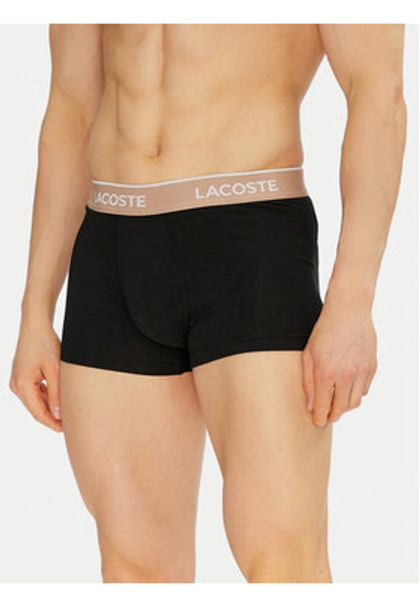 Lacoste Komplet 3 par bokserek 5H1297 Kolorowy. Materiał: bawełna. Wzór: kolorowy