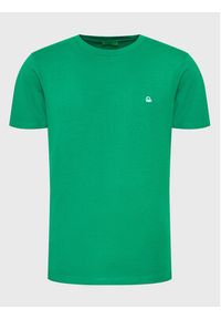 United Colors of Benetton - United Colors Of Benetton T-Shirt 3MI5J1AF7 Zielony Regular Fit. Kolor: zielony. Materiał: bawełna #4