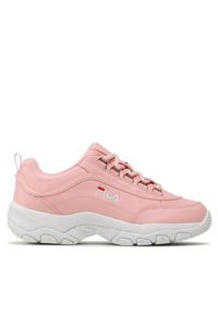 Fila Sneakersy Strada Wmn 1010560.40063 Różowy. Kolor: różowy. Materiał: skóra
