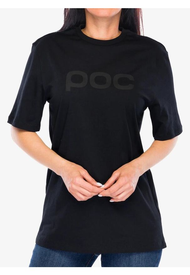 Koszulka bawełniana unisex POC Tee. Kolor: czarny. Materiał: bawełna