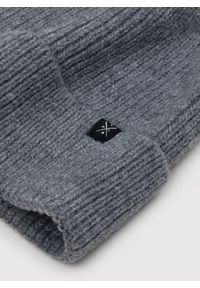 Pako Lorente - PAKO LORENTE – Szara czapka męska. Kolor: szary. Materiał: prążkowany. Sezon: zima. Styl: casual #3