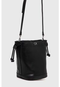 Calvin Klein torebka kolor czarny. Kolor: czarny #4