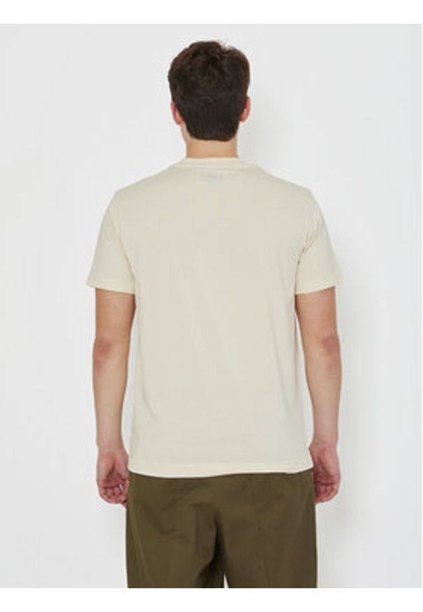 Richmond X T-Shirt Sween UMP24057TS Beżowy Regular Fit. Kolor: beżowy. Materiał: bawełna