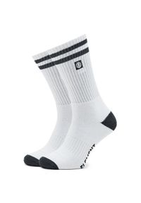 Element Skarpety Wysokie Męskie Clearsight Socks ELYAA00145 Biały. Kolor: biały. Materiał: materiał, bawełna