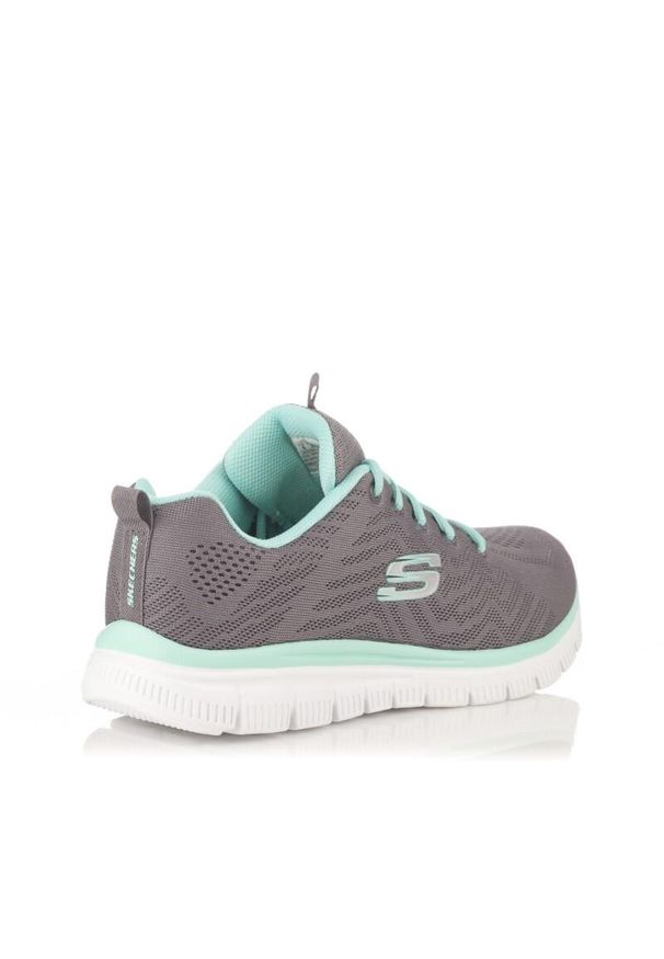 skechers - Buty treningowe damskie Skechers Bobssquad Breeze Way. Zapięcie: sznurówki. Kolor: niebieski. Materiał: guma, materiał, tkanina, syntetyk. Szerokość cholewki: normalna