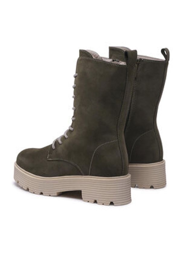 Jenny Fairy Trzewiki WS5902-03 Zielony. Kolor: zielony. Materiał: skóra