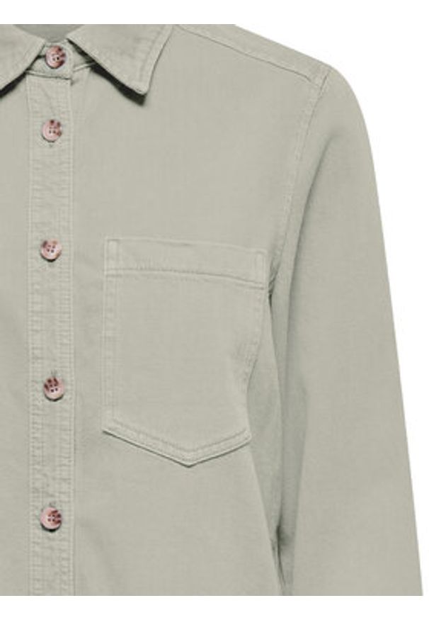 only - ONLY Koszula jeansowa Silla 15338783 Zielony Slim Fit. Kolor: zielony. Materiał: bawełna