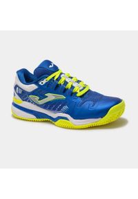 Buty do tenisa dziecięce Joma J. Slam jr royal lemon fluor. Kolor: niebieski, wielokolorowy, żółty. Sport: tenis