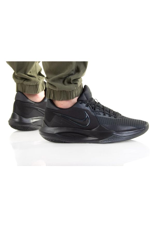 Buty do chodzenia męskie Nike Precision VI. Kolor: czarny. Materiał: materiał, syntetyk, tkanina. Sport: turystyka piesza